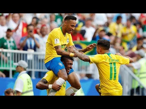 Neymar shines as Brazil beat Mexico 2-0 to reach quarter finals
