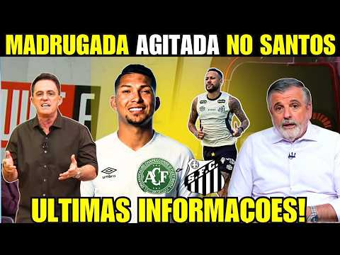 Hot news from Santos! Rony confirmed, Neymar in transition, Chapecoense vs Santos match.