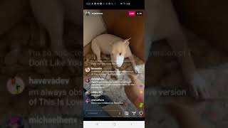 Eva Simons plays unreleased songs on instagram live - June 20th, 2020