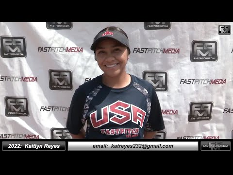 2022 Kaitlyn Reyes 4.0 GPA Middle Infielder & Outfielder Softball Skills Video