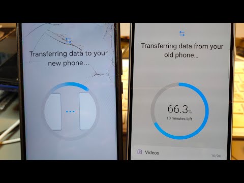 How to transfer data (contacts, photos, music, apps), from Huawei to Samsung.