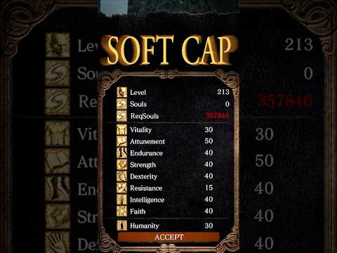 Every soft cap in Dark Souls... #darksouls #darksoulsremastered #gaming