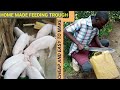 How To Make A Feeding And Drinking Trough For Pigs Farmers Pig Farming Animals Farmlife