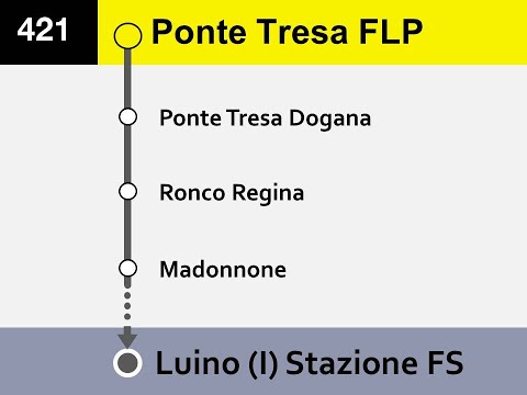 [PostAuto/AutoPostale] Ansagen Bus 421 Ponte Tresa - Luino