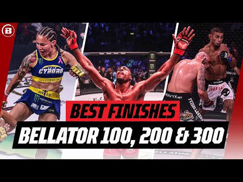 Bellator 100, 200 & 300 👊💥 | All the BEST FINISHES 🔥 | Bellator MMA
