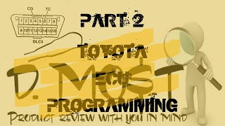 How To Program Toyota Avalon Engine Control Module (ECU) And Keys Without Dealer Or Locksmith