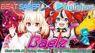 Hakos Baelz: Can the Chaos Rat handle 100% RED BEATS? 🎲🔥 #HakosBaelz #BeatSaber #HololiveEN #Bae_Fan