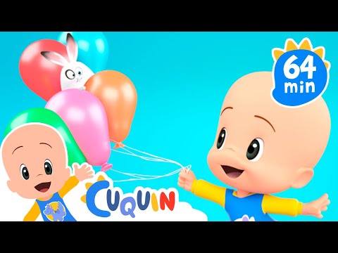 Cuquin's Balloons and more learning videos of Cleo and Cuquin | Songs for kids