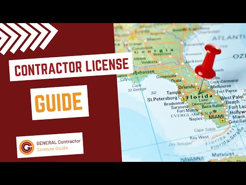 Tipos e requisitos de licença de empreiteiro geral da Flórida