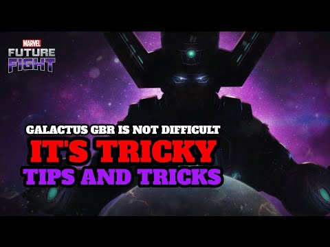 Galactus GBR EASY clear | Marvel Future Fight | Silver Surfer Bios | Tricks to clear Galactus GBR