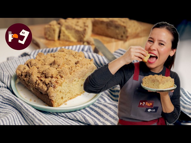 El truco para que tu Bizcocho Crumble quede perfecto (Estilo Nueva York)