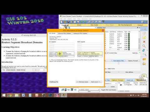 5.2.2.2 Routers Segment Broadcast Domains