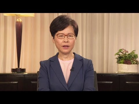 Embattled Hong Kong leader withdraws extradition bill that sparked protests