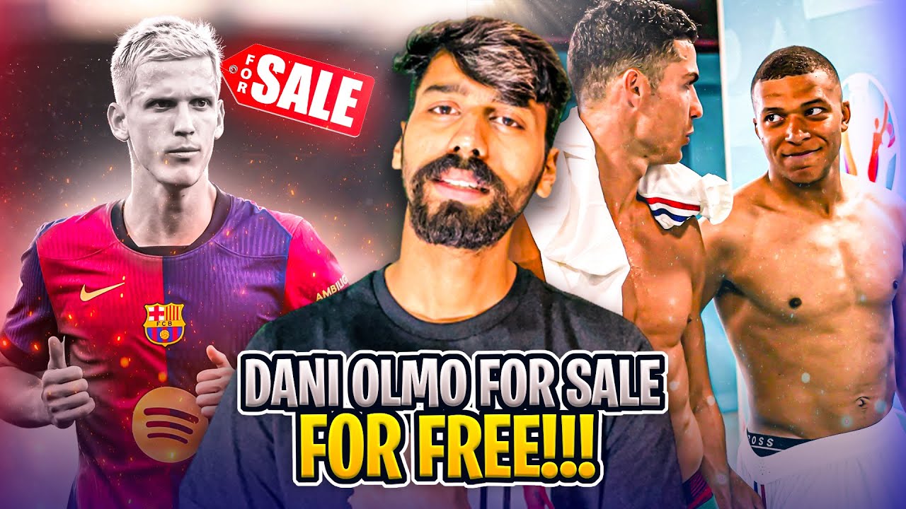Dani Olmo's Future in Danger with Barcelona ! Mbappe on Cristiano Ronaldo | Manchester United Out
