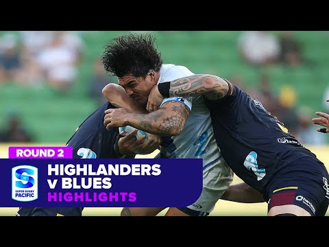Highlanders v Blues Highlights | Round 2 | SRP 2024