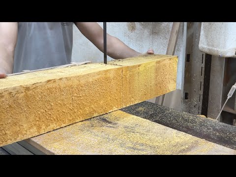 Young Man's Amazing Wood Recycling Skills // Build Beautiful Coffee Table From Rotten Wood