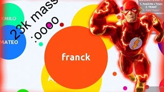 Super Speed Mode Funny Gameplay - Agar.io!? Over 20K Mass (Crazy Gameplay)