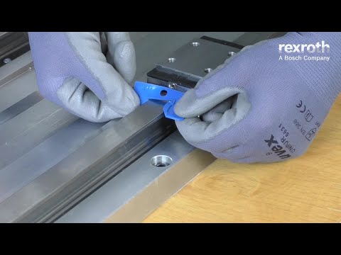 [EN] Bosch Rexroth: Linear Guides - Mounting of a seal kit (How-To)