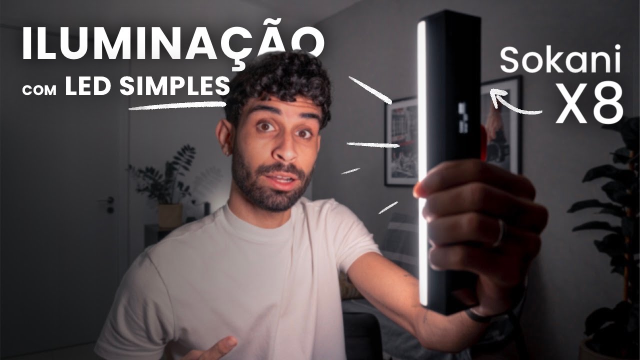 COMO usar Led pequeno para LUZ PRINCIPAL com o Sokani X8 RGB