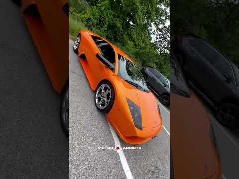 Thumbnail for #orange #Lamborghini #murcielago #supercars #car #exotic #reels #viral #shorts #video #hat #spotted by orange lamborghini