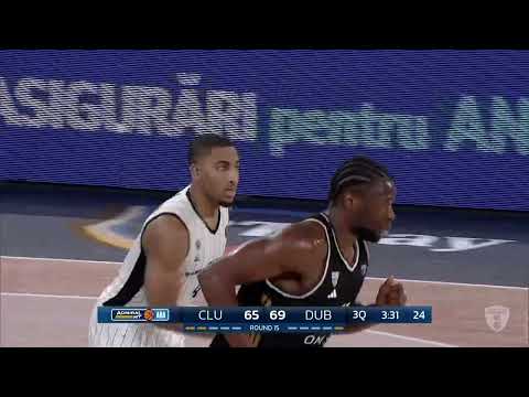 AdmiralBet ABA League 2025/26, highlights, Round 15: U-BT Cluj-Napoca - Dubai Basketball (17.1.2026)