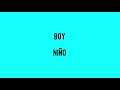 Spanish Word Of The Day Niño