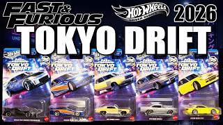 Unboxing Hot Wheels 2026 Fast & Furious TOKYO DRIFT: AWESOME CARS!!