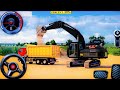 Highway City Road Builder Construction 2025 Excavator Loading Simulator 3D Android GamePlay