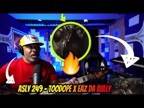 Asly - 249TooDope X Eaz Da Bully  #حفر_ميوزيك - Guitar / Bass Freestyle with Producer Reaction