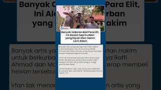 Banyak Orderan dari Para Elit, Ini Alasan Sapi Kurban yang Dijual Irfan Hakim Laris Dibeli