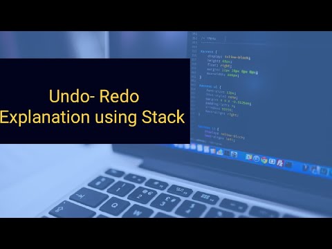 Daa Project Explaining Undo Redo Using Stack
