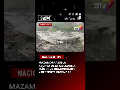 MAZAMORRA EN LA ASUNTA DEJA AISLADAS A MÁS DE 20 COMUNIDADES