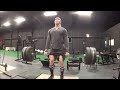 Strongest Workout Of My Life! [495lbs x 7 Reset Reps Deadlift]