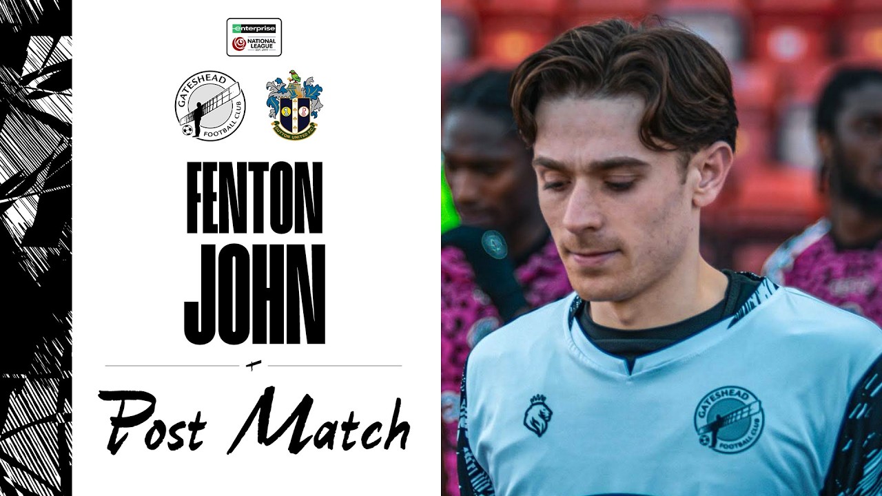 💬 “We feel like a team” | Fenton John post-Sutton United (H) | POST-MATCH
