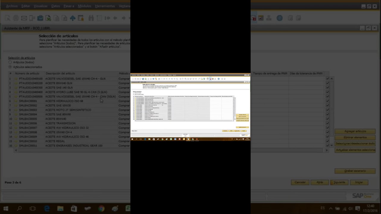 SAP B1 MRP