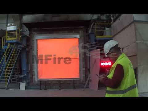 E240 Fire Curtain Test: 1200 Degrees