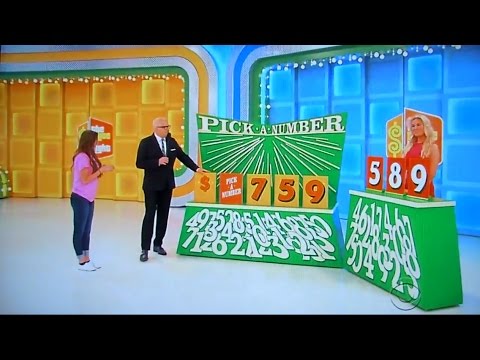 The Price is Right - Pick A Number - 12/27/2016