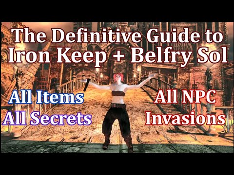 All Items All Secrets | Iron Keep (and Belfry Sol) | Dark Souls 2 Scholar of the First Sin