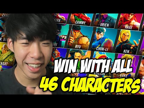 I Tried Winning With Every Character in Street Fighter V.