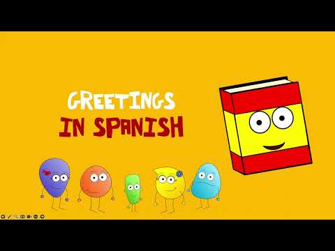 🇪🇸 Greetings in Spanish - Children's song | Los saludos en español para los niños