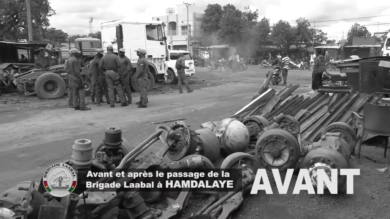 Ouagadougou : les rues du quartier Hamdalaye font peau neuve après le passage de la Brigade Laabal