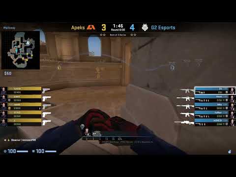 [CSGO] Anubis G2 jks T Stairs HE against Apeks