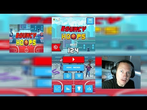 Bouncy Hoops Gameplay - By Noodlecake Studios iPhone/Android - YouTube