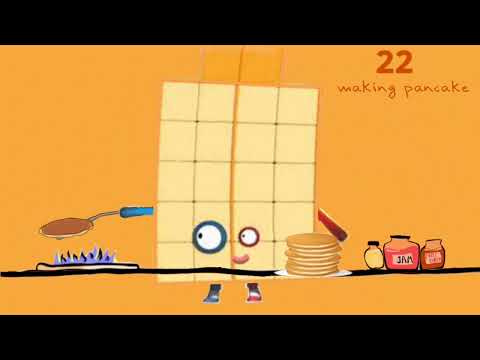 Numberblocks 22 Making Pancakes