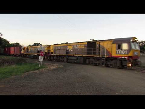 Tasrail TR01 TR17 Container train Killafaddy Road