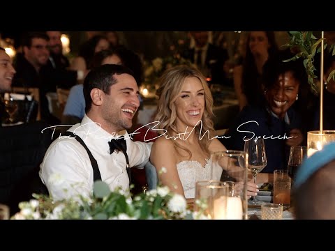 The PERFECT Best Man Speech // Groomsman gets STANDING OVATION at brother's wedding!!