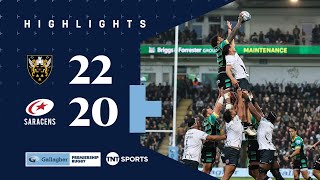 SAINTS SECURE FINALS 🔥 | Northampton Saints 22-20 Saracens | Gallagher Premiership Rugby Highlights