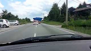 preview picture of video 'Escorting of 6.2 meters wide load on Belgrade Bypass'