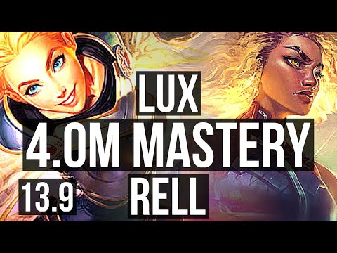 LUX & Sivir vs RELL & Samira (SUP) | 9/1/21, 4.0M mastery, 1800+ games | KR Master | 13.9