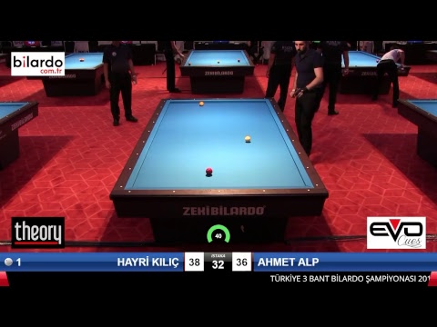 HAYRİ KILIÇ & AHMET ALP Bilardo Maçı - 2018 ERKEKLER 2.ETAP-5.Tur